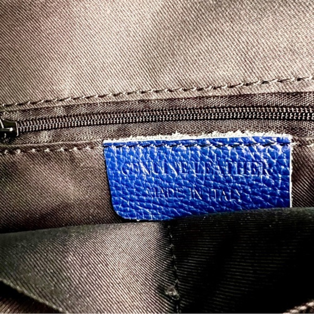 Vera Pella Convertible Backpack/Crossbody/Shoulder/Carry Bag Italian Leather - Picture 11 of 17